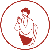 教室で個別説明会に参加